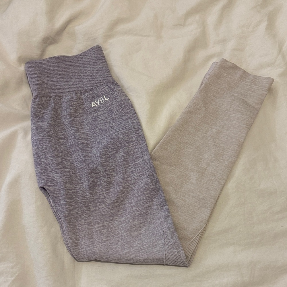 AYBL Women's Heathered Purple Ombré Leggings